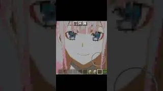 Minecraft Zero Two Pixel Art 