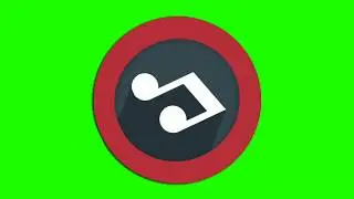 music template green screen | music player green screen | music logo green screen effect