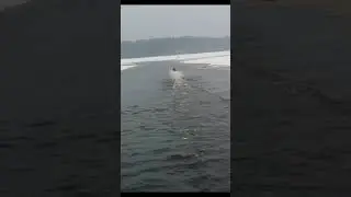 Снегоход по  воде Лемболово  