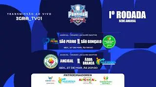 AO VIVO | SÃO PEDRO x SÃO GONÇALO // ANGICAL x ÁGUA BRANCA | MÉDIO PARNAÍBA FUTSAL