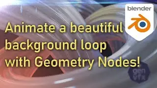 TUTORIAL: How to make an animating background with Geometry Nodes