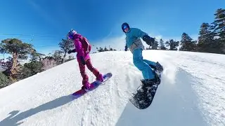 Snowboarding // Big Bear Mountain - Exhibition trail [ReFramed 360]