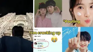 Wooseok is the captain of the ship & is sailing strong!🤭  He's so cute, he's not letting us move on