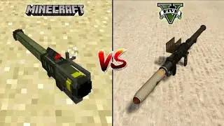 GTA 5 HOMING LAUNCHER  VS MINECRAFT HOMING LAUNCHER