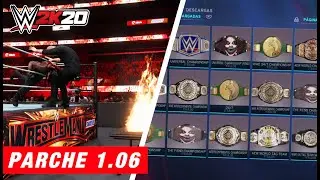 WWE 2K20 PARCHE 1.06 / TÍTULOS, FUEGO & MÁS!