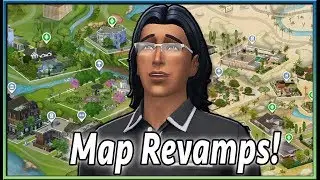 GORGEOUS World Map Replacements Mod! | The Sims 4 (Created by DerShayan & Noirsims)