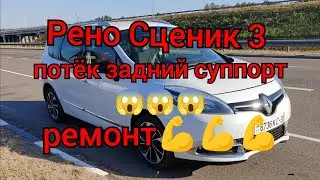Рено Сценик 3 - потёк задний суппорт, ремонт своими руками!