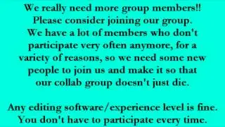 We need more new members!! Help us out! Consider joining and/or spread the word!!