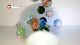 MARBLES IN SUPER SLOW MOTION #SHORTS