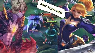 IN RANK MATCH FANNY TROLL ME BUT SHE FORGOT SHE DEPEND ON BLUE BUFF||mlbb dyrroth gameplay||