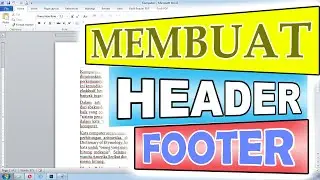 cara membuat header dan footer sederhana