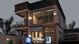 Night Exterior Rendering Tutorial in Revit | V-Ray for Revit