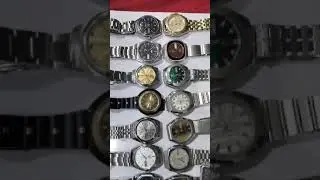 Seiko5,  ricoh, orient  automatic watches lot for sale for more information please subscribe,comnt