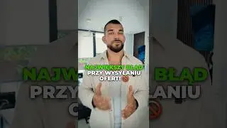 Największy Błąd Przy Wysyłaniu Oferty #shorts