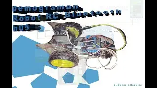 Pemograman robot RC Bluetooth hc-05 arduino