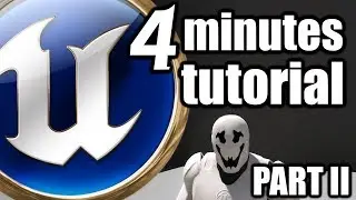 UE 4 Minutes TUTORIAL - Rorschach face mask material animation PART 2