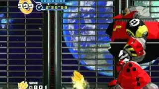 Sonic the Hedgehog 4 Episode 1: Egg Station Zone As Super Sonic (Wii)
