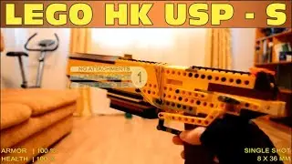 LEGO | HK USP-S PISTOL FROM CS : GO | WORKING | № 157