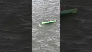 Hunter Rescued After Kayak Capsizes (Video 2)