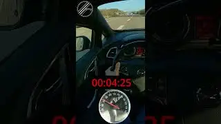 Opel Astra J GTC 1.6 Turbo 170 PS 0-100 kmh Acceleration Test