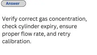 ⚠️ XNX Calibration Gas Concentration Error – How to Resolve It Fast