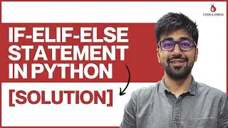 [SOLUTION] IF-ELIF-ELSE statement in Python | Class 20 | Python (Core & Advance) Course