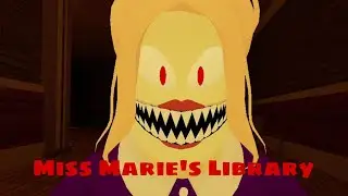 СТРАШНАЯ МИСС МАРИ ОХОТИТСЯ НА МЕНЯ😰▶️ROBLOX ESCAPE MISS MARIE'S LIBRARY▶️12.04.22