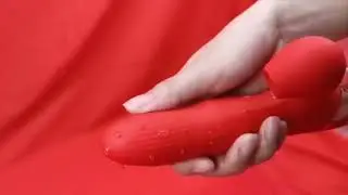 NILOVERS Red Lush Sliding Sucking Vibrator DB-2209W