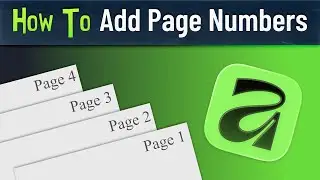 How to Add Page Numbers in Affinity by Canva (Automatic & Easy)