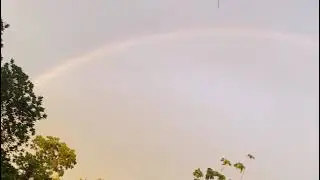 Subhan Allah,,,,,,, Today's Beautiful  Day  With  Beautiful  Rainbow
