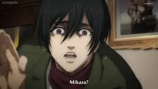 Eren says he always hated Mikasa. Armin fights Eren | Attack on Titan Season 4 Episode 14