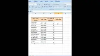 Edate Formula #excel #shortsvideo #excel