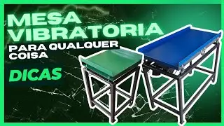 Mesa Vibratória submetida a teste eletrônico