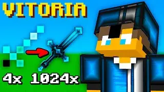 Bedwars mas a cada win a textura fica maior