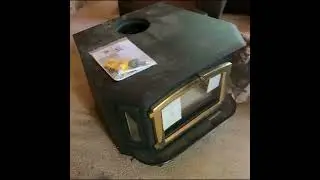 New Buck Stove in Michigan Lodge #offgrid #diy #cabin #wilderness #outdoors #gooutside #touchgrass