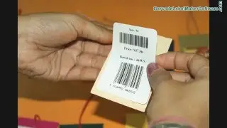 Design barcode label using various designing objects