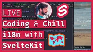 i18n 🗺️ Internationalisation / Localisation with SvelteKit 🤖🔴 LIVE Coding & Chill
