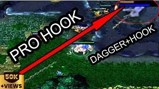 Warcraft Dota pudge pro hook #wodota #dota1 #dtb (2v2)