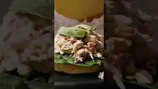 Chicken Salad Sandwich 🥪 #plantbased #food #chicken