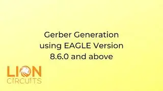 Gerber Generation using EAGLE Version 8 6 0 and above