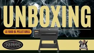 I Just Got A New Pellet Grill! | Unboxing The Louisiana Grills LG 1000 BL Pellet Grill