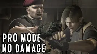 Resident Evil 4 - Jack Krauser Boss Fight (No Damage + Professional Mode)