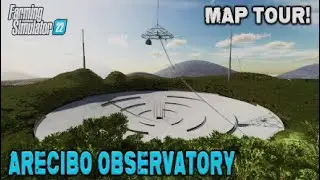 FS22 MAP TOUR! “Arecibo Observatory Memorial Map” | NEW MOD MAP | Farming Simulator 22 (Review) PS5.