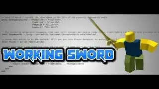 How To Make A Working Sword (Roblox Scripting)