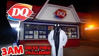 DONT GO TO DAIRY QUEEN AT 3AM OR DAIRY QUEEN GHOST WILL APPEAR! | DARIY QUEEN DRIVE THRU CHALLENGE!