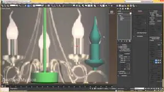 Люстра 3d max ⋆ Как сделать простую люстру в 3d max