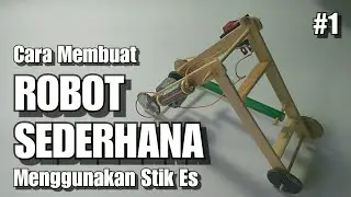 Cara membuat robot dengan dinamo  -  DIY simple robot #1