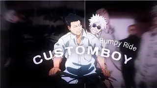 GOJO AND GETO EDIT AMV (BUMPY RIDE) #VIDEO #AMVEDITZ