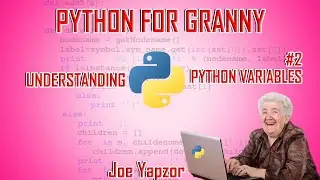Python Variables Explanation in details for Python Absolute beginners - [Python for Granny 2020 #2]