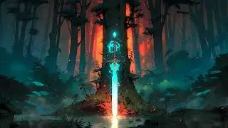 sword in forest fantasy 4k live wallpaper